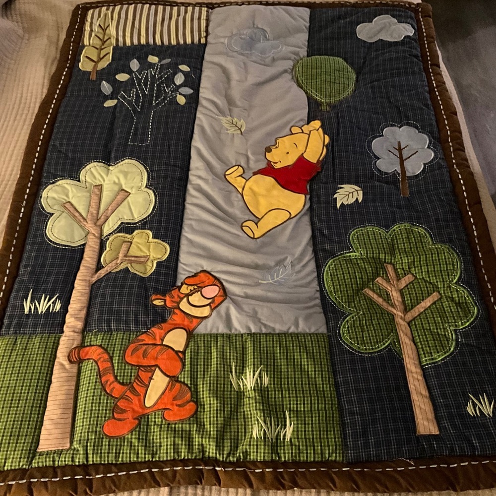 Disney Winnie‎ the Pooh Tigger Quilted Baby Toddler Blanket Play Mat
